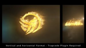 Golden Particles Logo Reveal