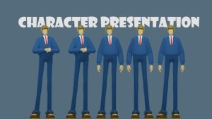The Curly Man Presentation Character