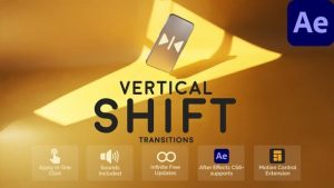 Vertical Shift Transitions for After Effects