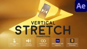 Vertical Stretch Transitions for After Effects