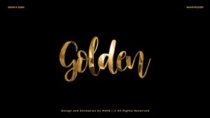 Gold Logo Reveal