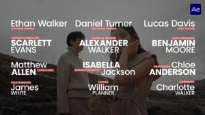 Text Clean Lower Thirds \ AE