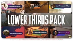 Creative Lower Thirds – Modern Animated Titles Pack