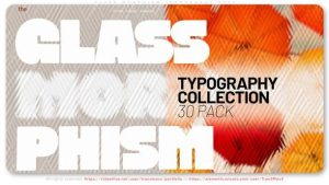 Glass Morphism Typography Pack