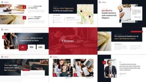 Citizen Law & Politics Video Display After Effect Template