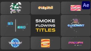 Smoke Flowing Titles | After Effects