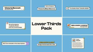 Lower Thirds Pack