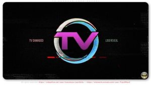 TV Damaged Logo Reveal