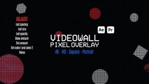Led Wall Pixel Overlays