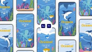 World Oceans Day Instagram Story