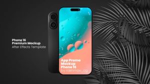 App Promo Mockup Phone 16