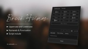 Animated Typeface – Brook Holmes