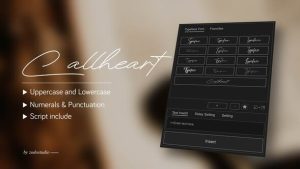 Animated Typeface – Callheart