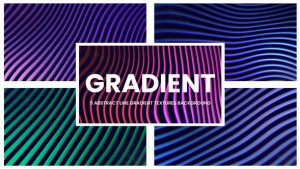 Abstract Line Gradient Loop